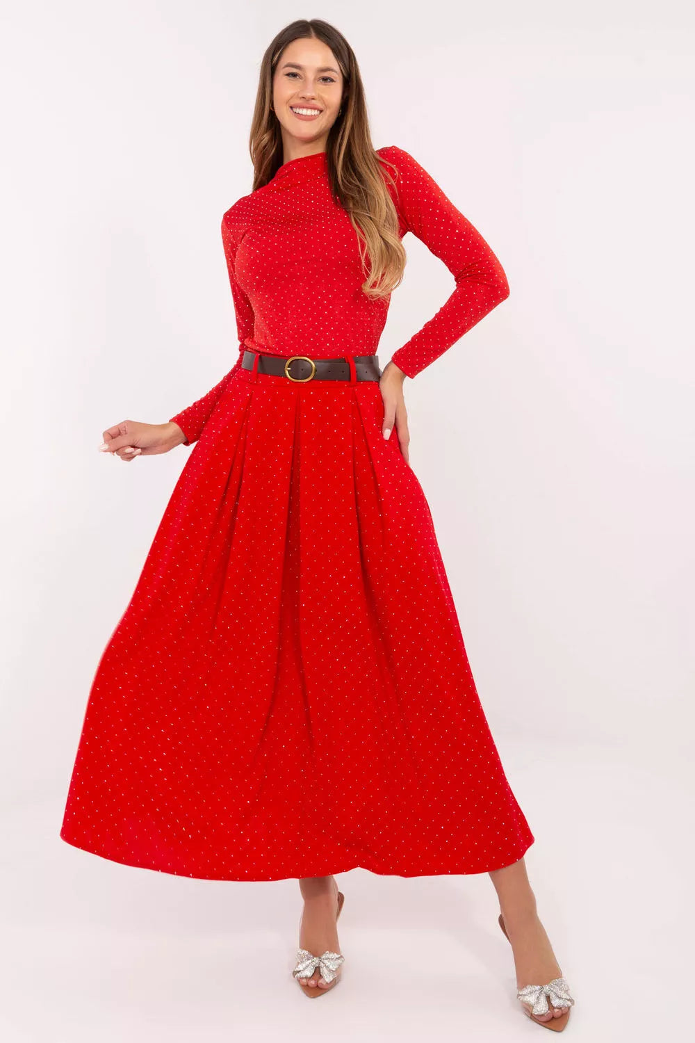 Ilgas sijonas, modelis 219220 Italy Moda