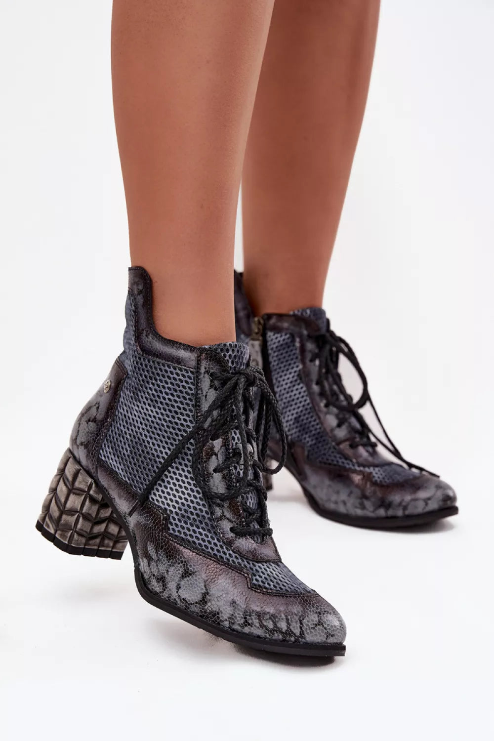 Auliniai batai su kulnu, modelis 219582, Step in style