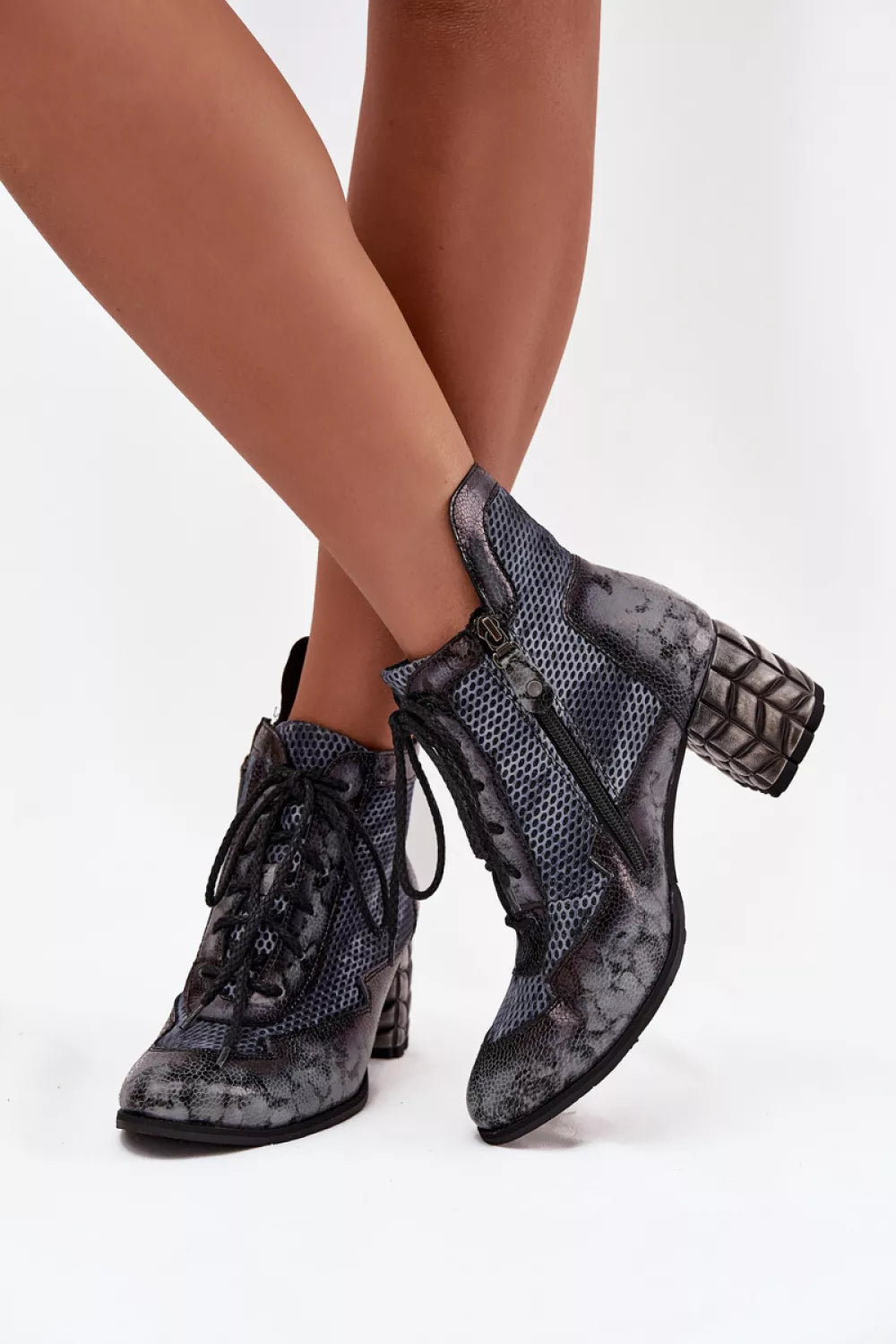 Auliniai batai su kulnu, modelis 219582, Step in style
