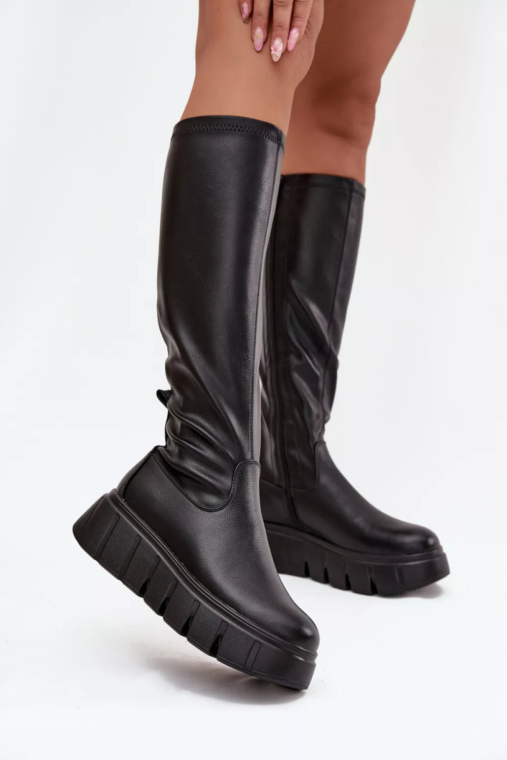 Auliniai batai iki šlaunų, modelis 219588, Step in style
