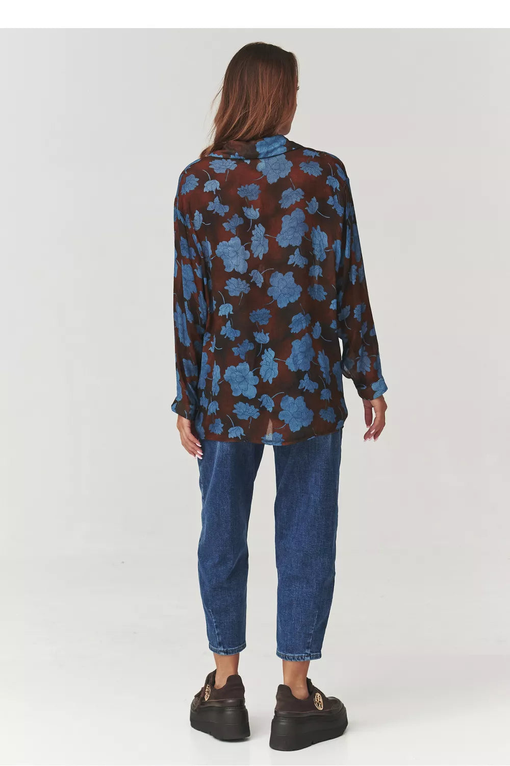 Marškiniai ilgomis rankovėmis, modelis 219728 Makadamia