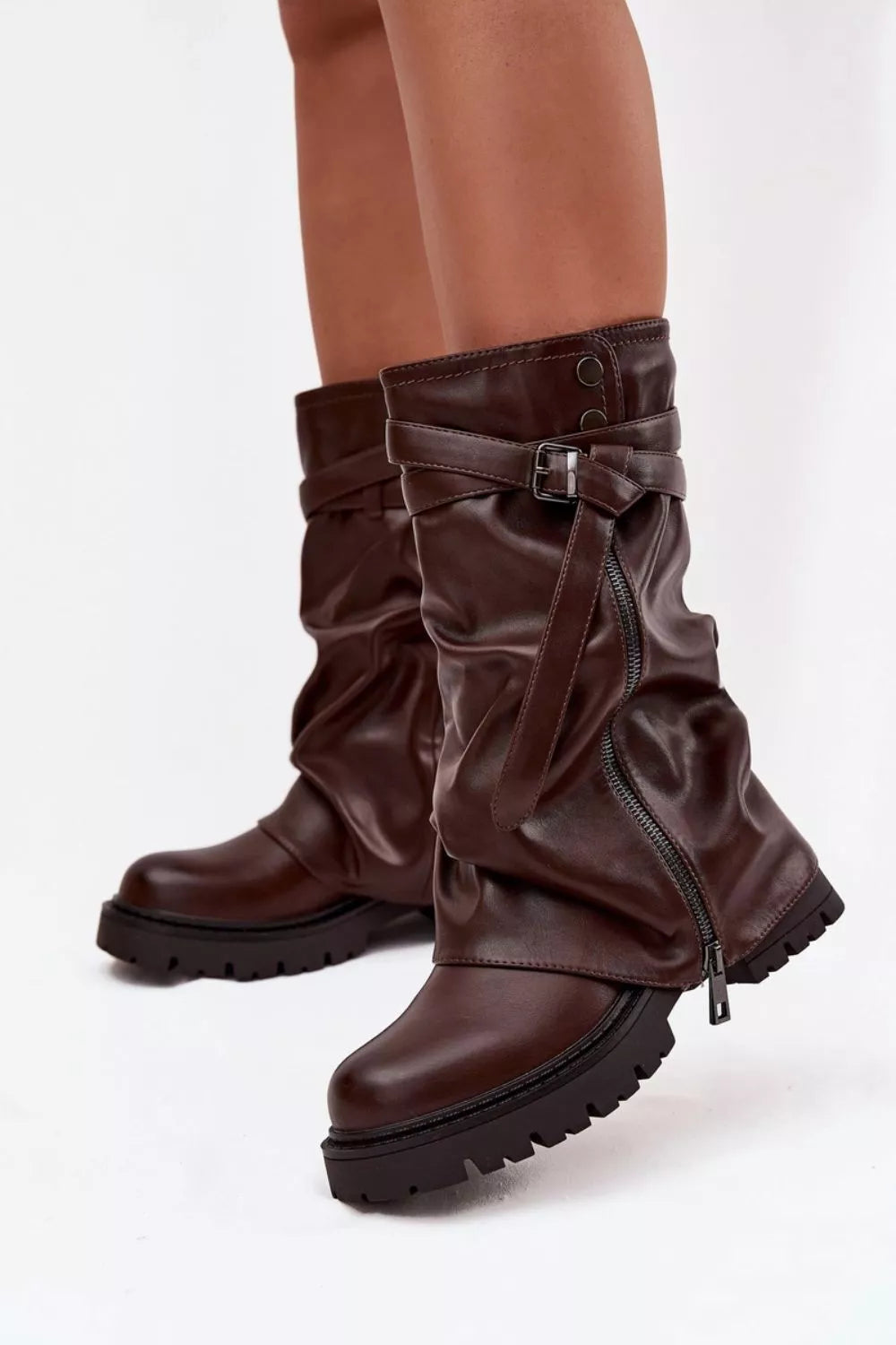Šlaunų batai modelis 220216 Step in style