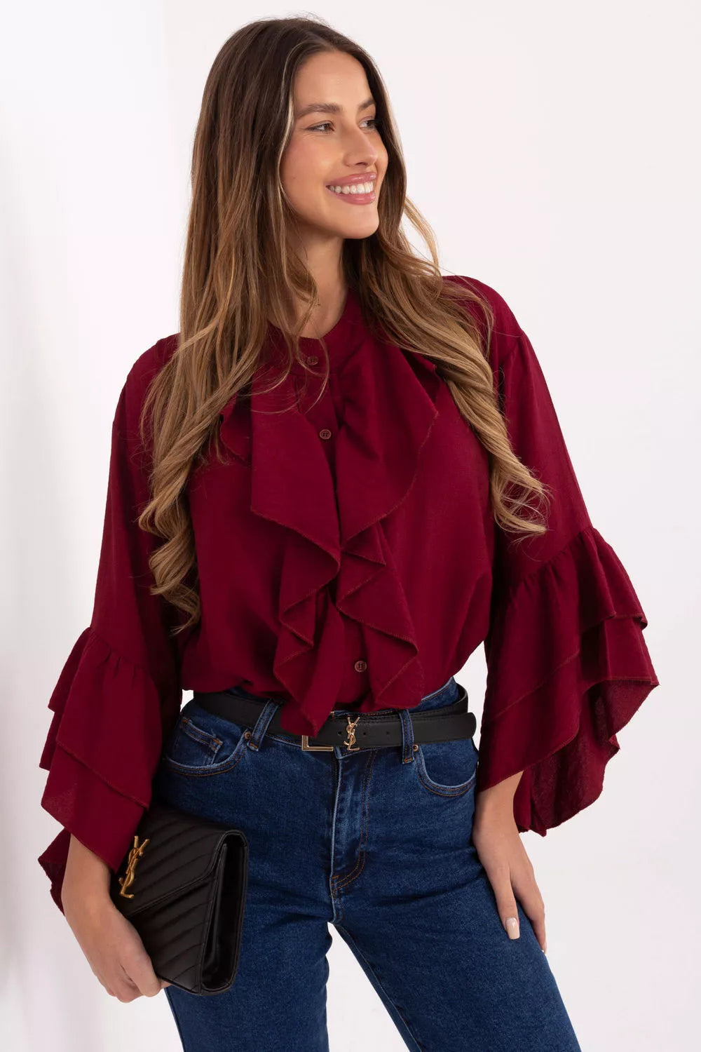 Ilgarankoviai marškiniai modelis 220226 Rue Paris