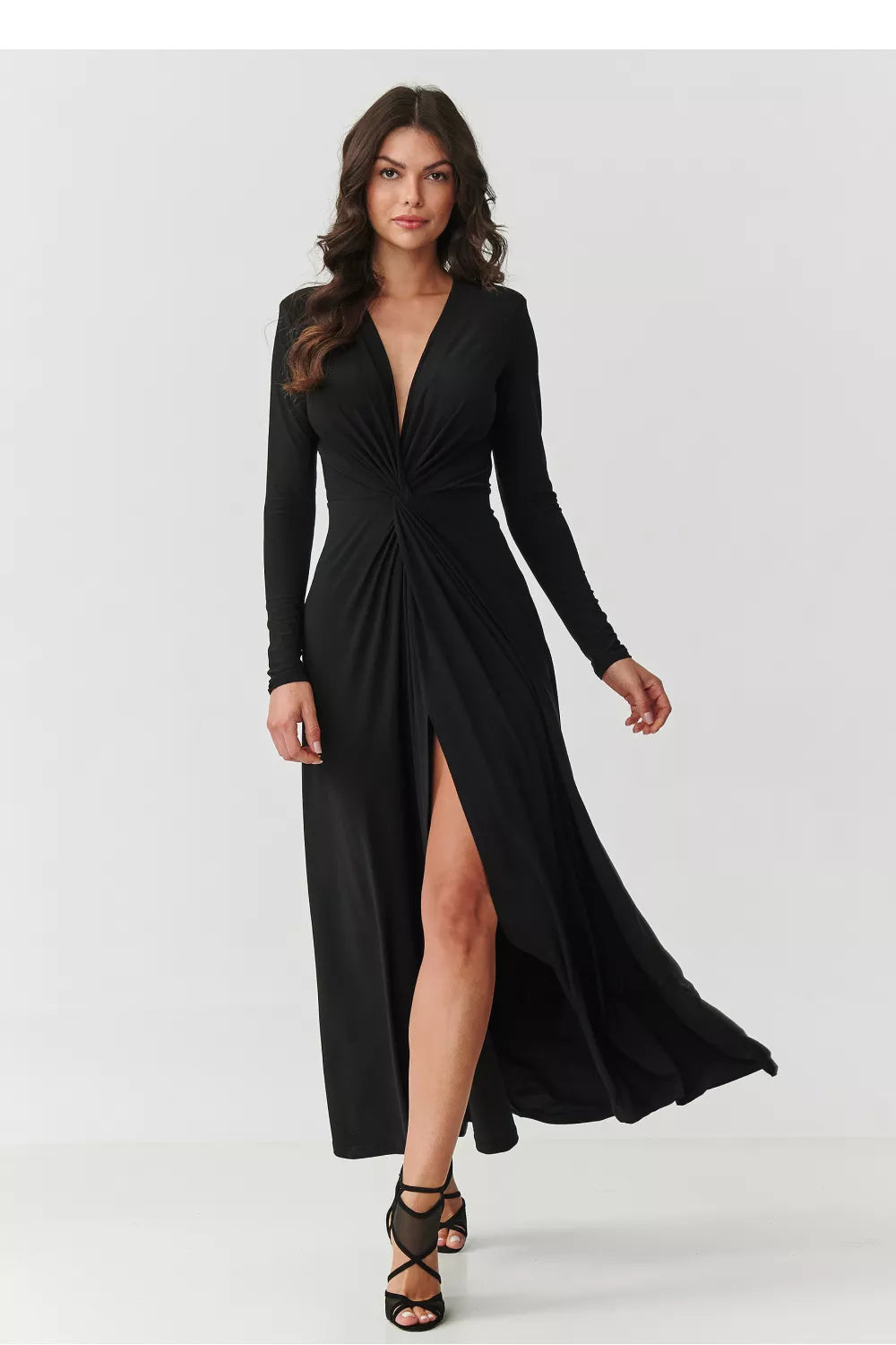 Ilga suknelė modelis 220464 Makadamia