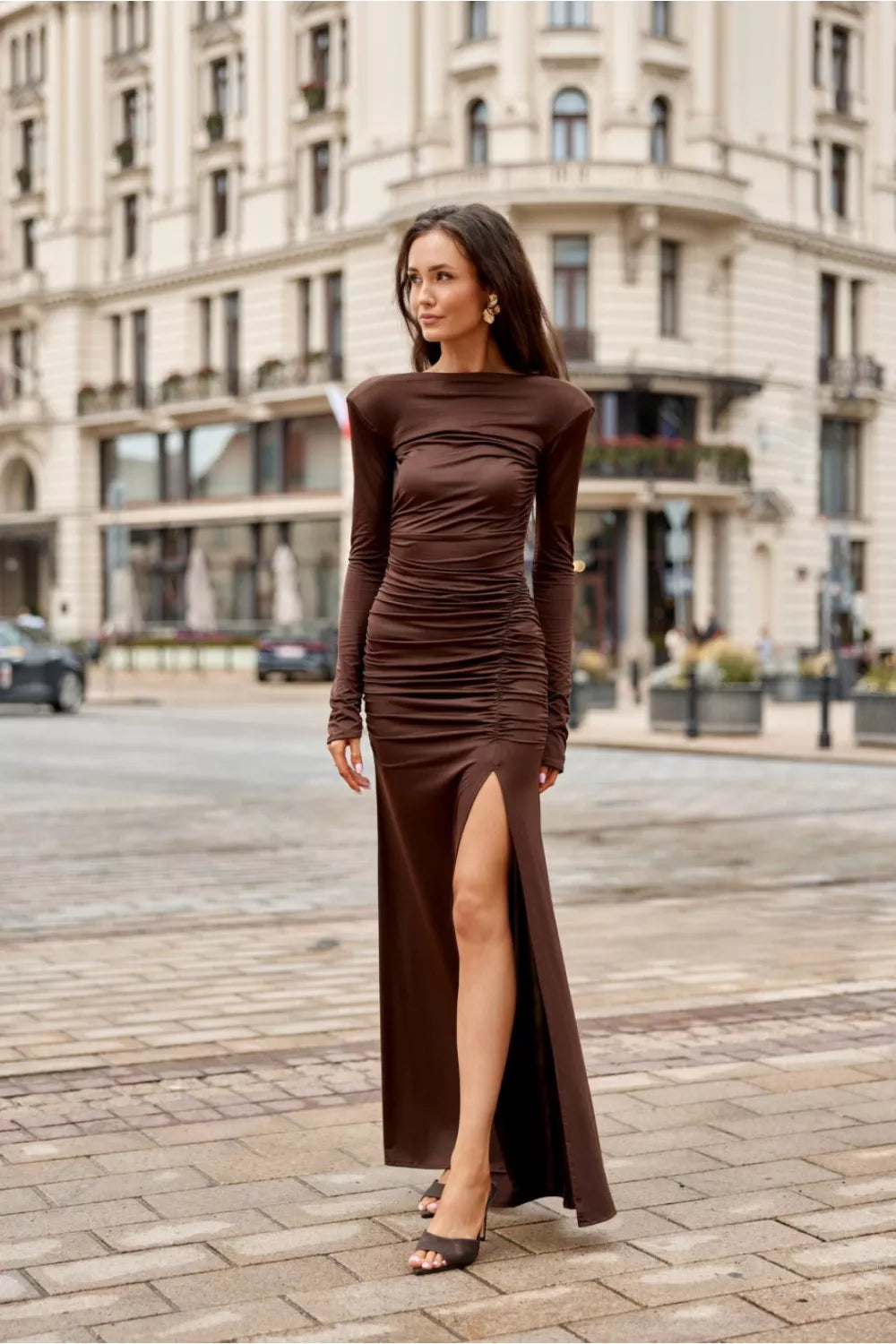 Ilga suknelė, modelis 220474 Roco Fashion