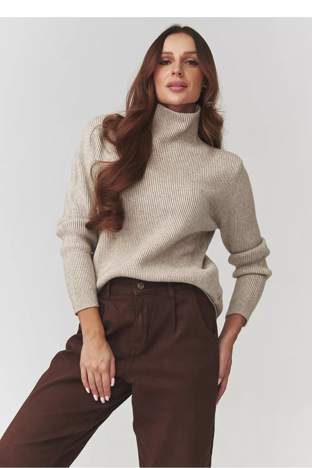 Megztinis su golfu modelis 220775 Makadamia