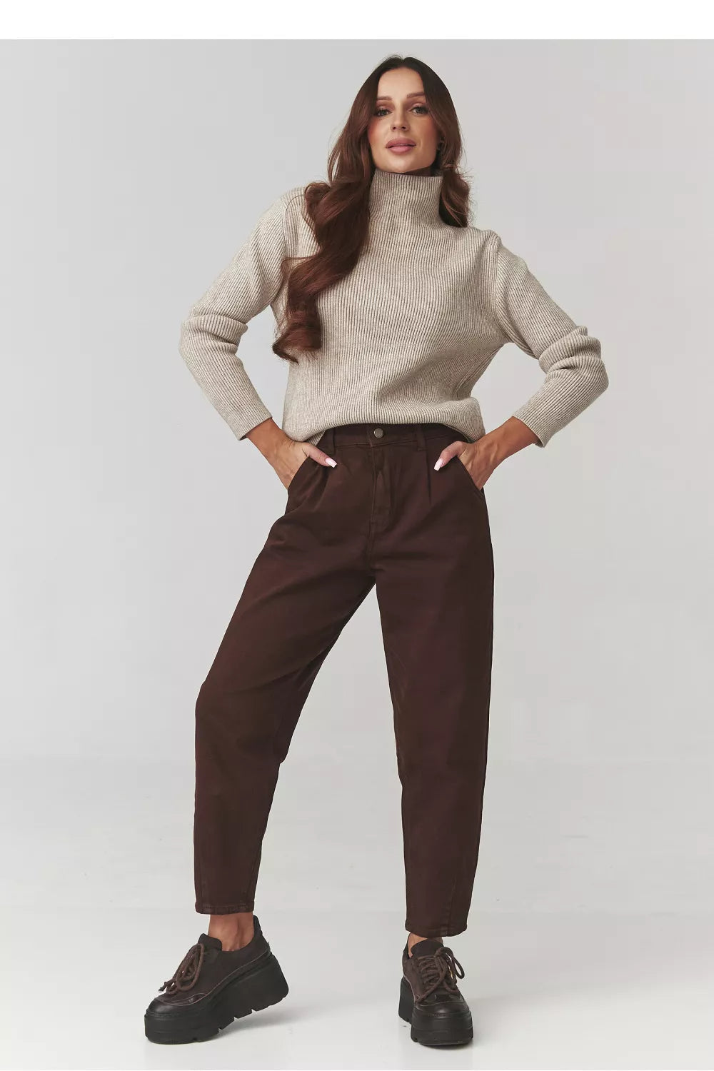 Megztinis su golfu modelis 220775 Makadamia