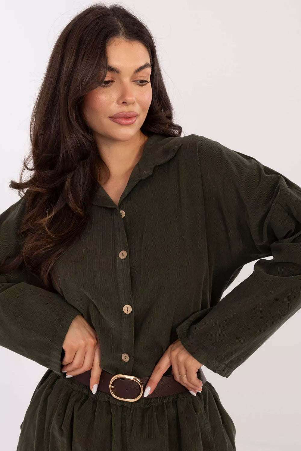 Marškiniai ilgomis rankovėmis modelis 220823 Italy Moda