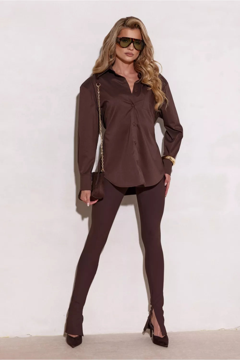 Marškiniai ilgomis rankovėmis modelis 220910 Roco Fashion