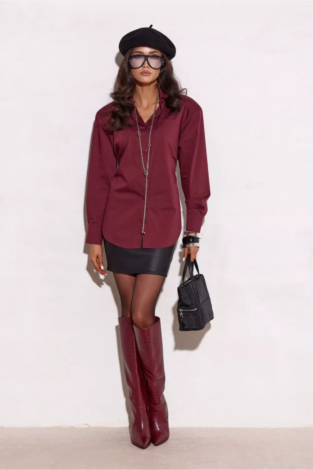Marškiniai ilgomis rankovėmis modelis 220911 Roco Fashion