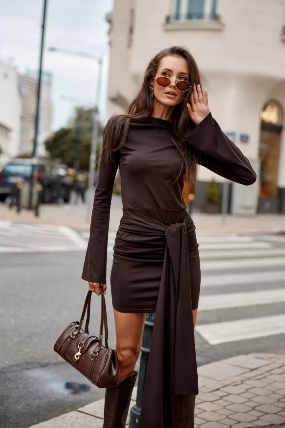 Trumpa suknelė modelis 220931 Roco Fashion