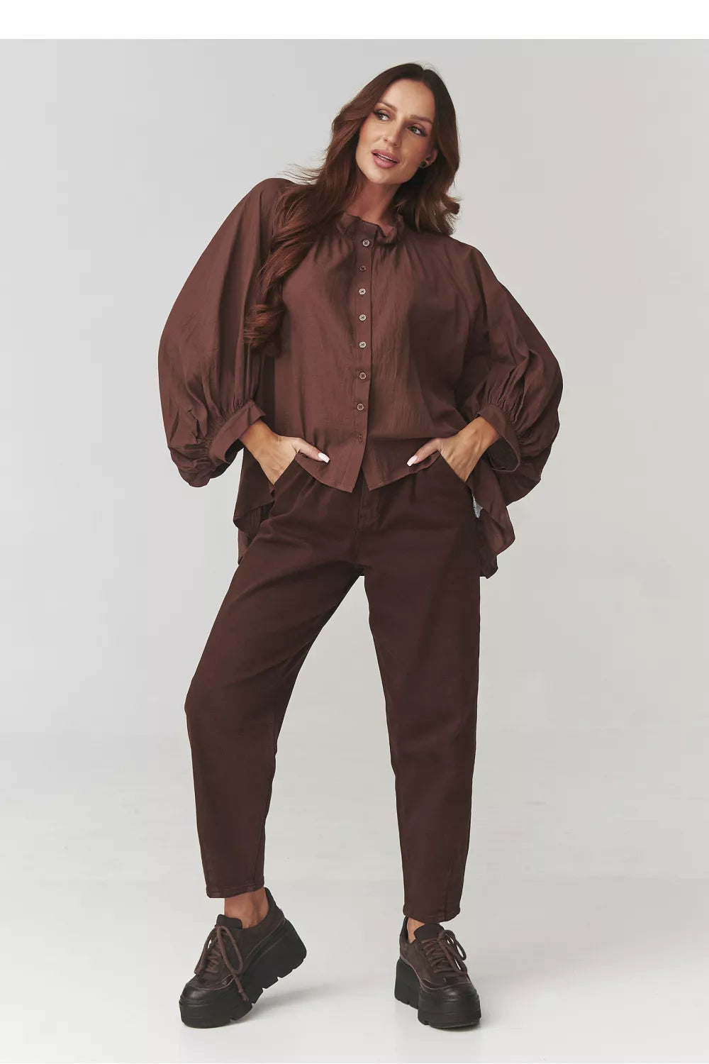 Marškiniai modelis 221046 Makadamia