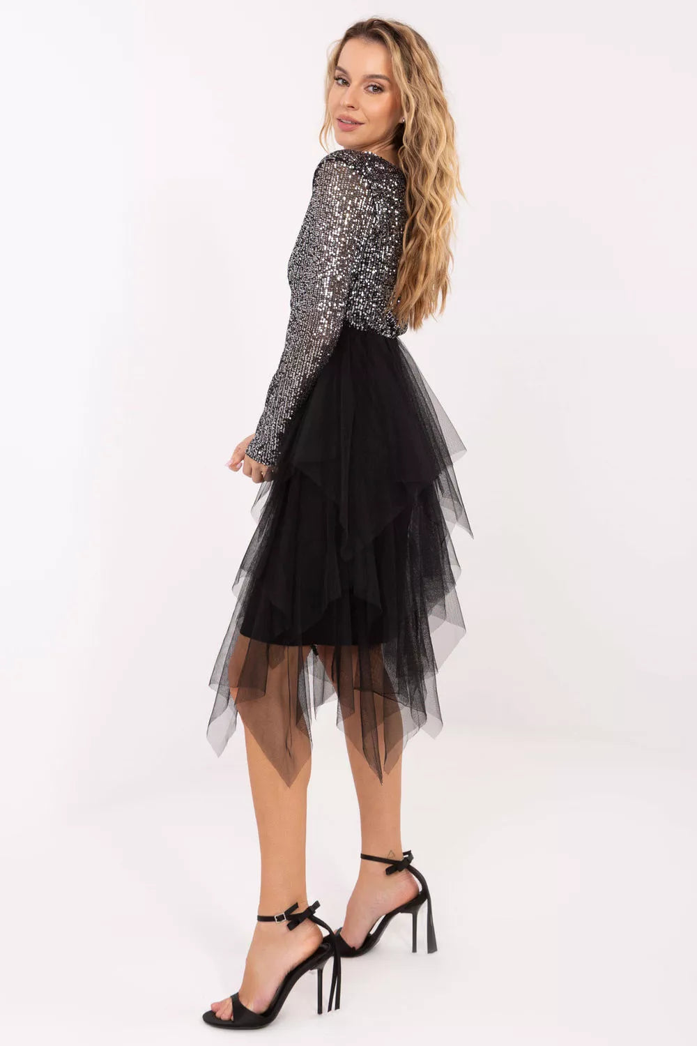Trumpa suknelė modelis 221078 Italy Moda