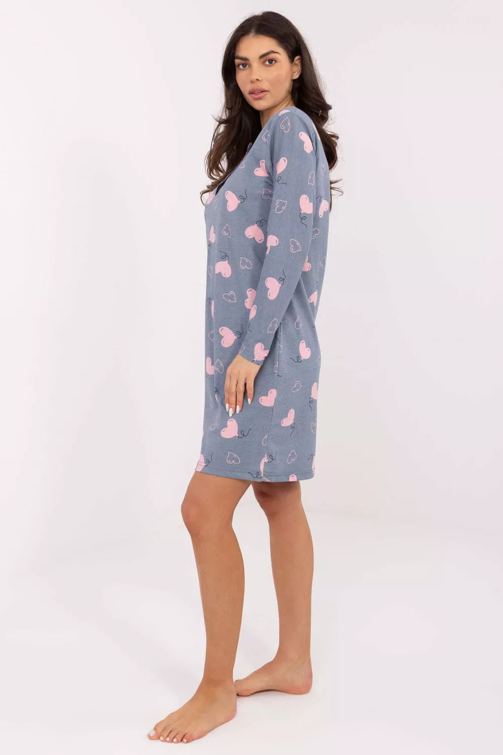 Marškiniai miegui modelis 221208 Forever Pink