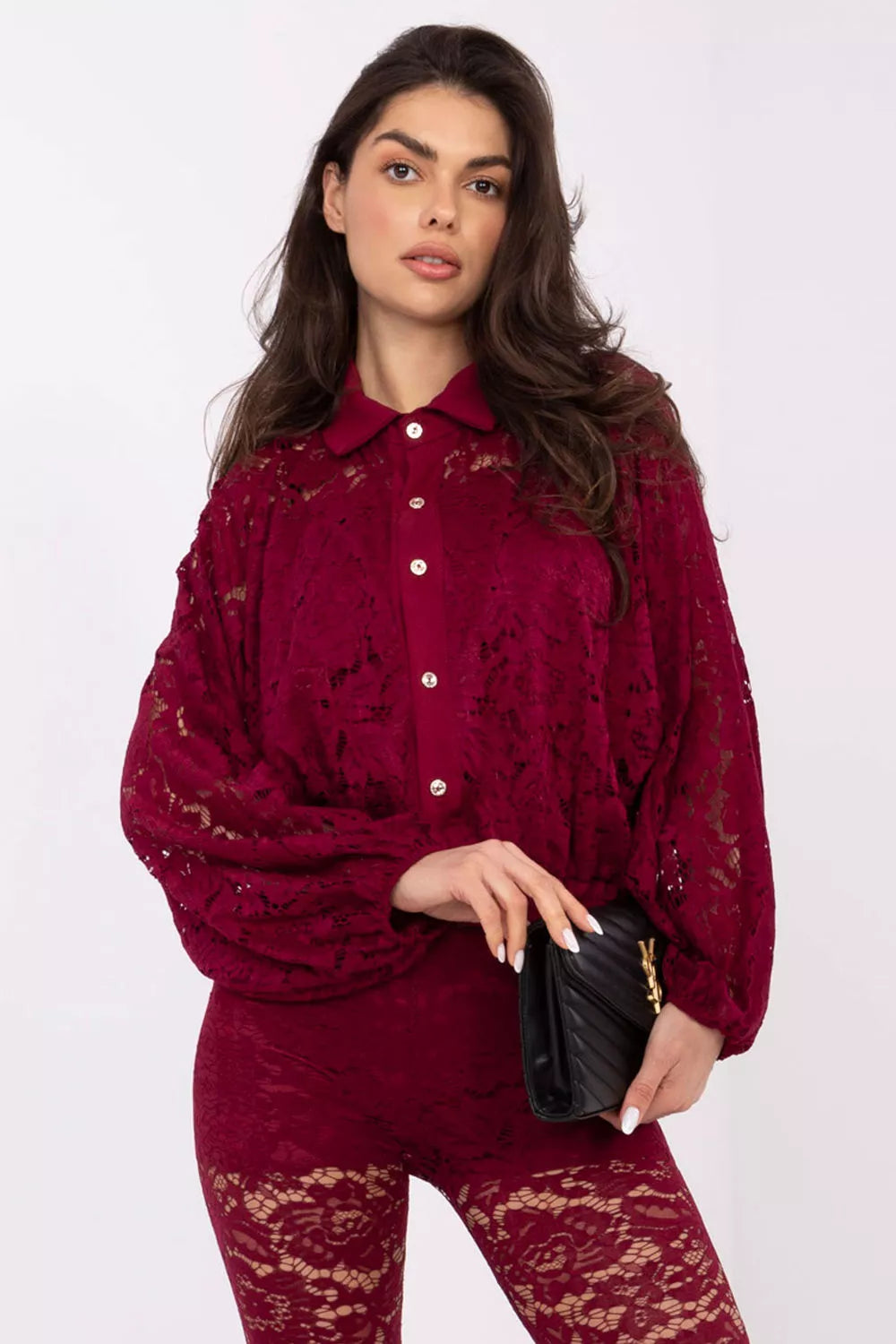 Marškiniai ilgomis rankovėmis modelis 221296 Italy Moda