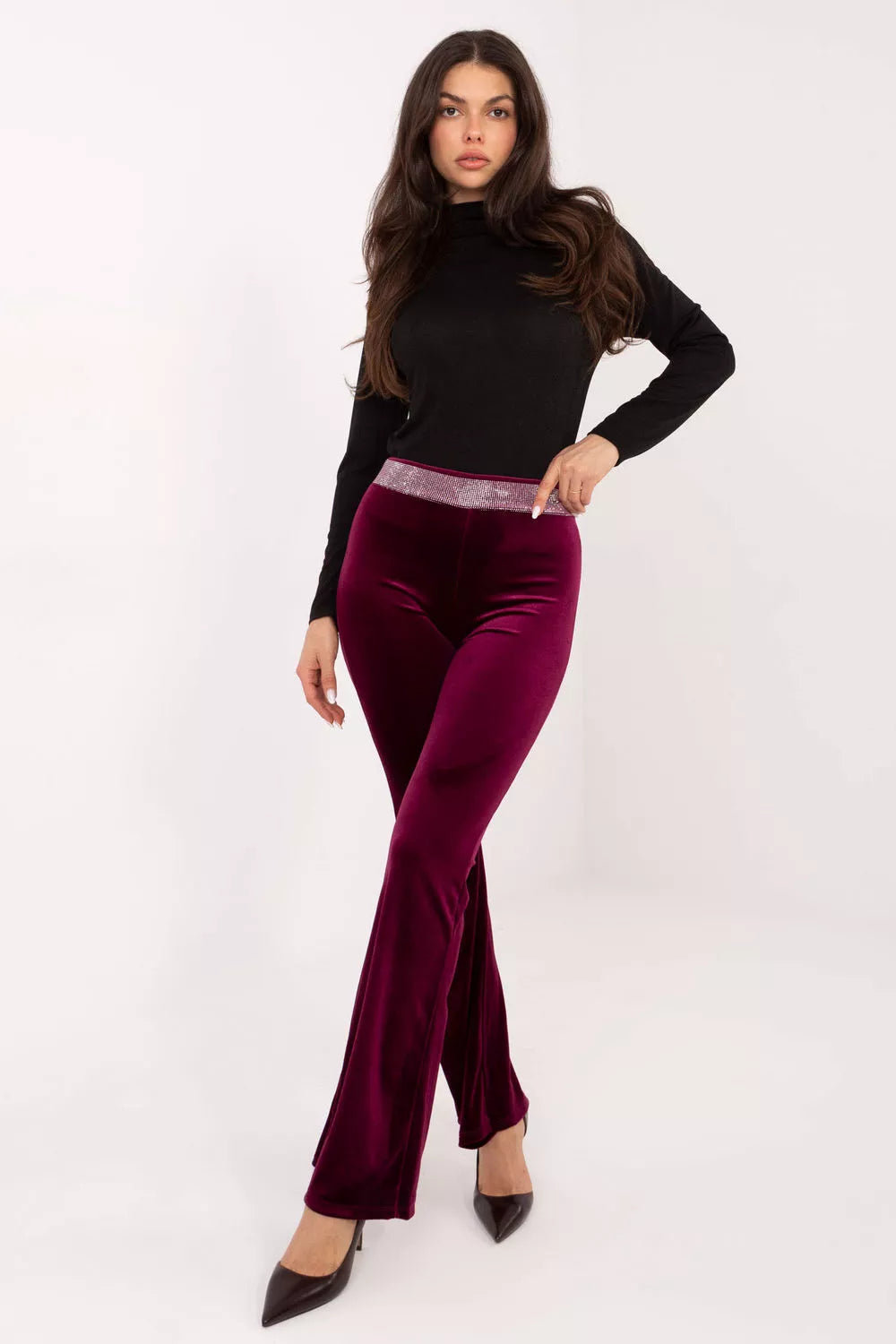 Moteriškos kelnės modelis 221557 Italy Moda