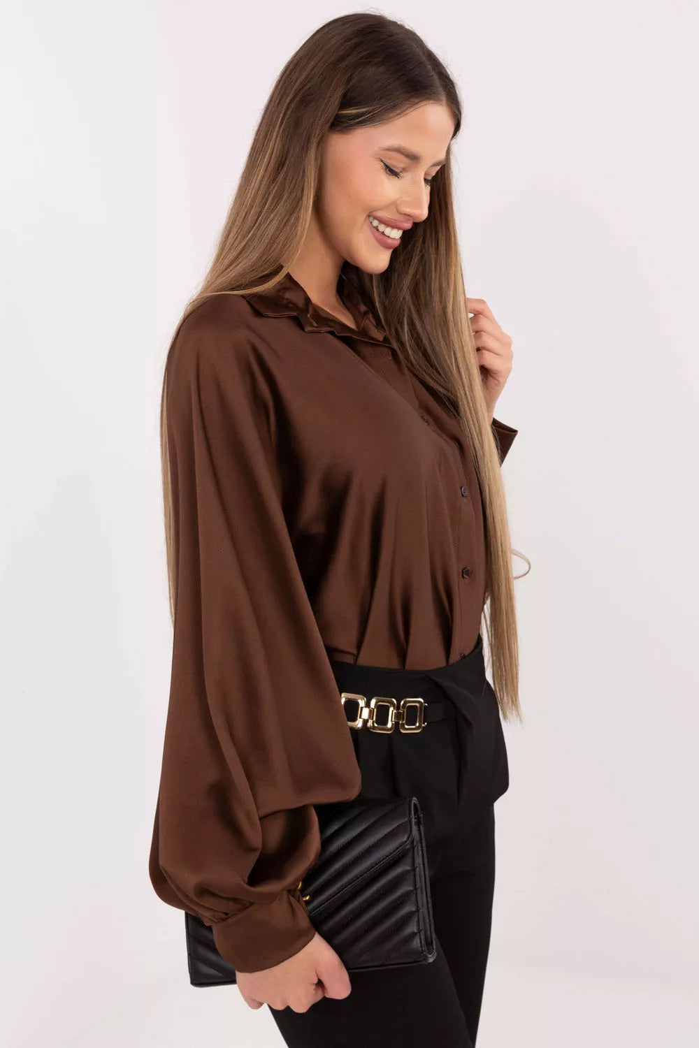 Ilges rankovių marškiniai, modelis 221578 Italy Moda