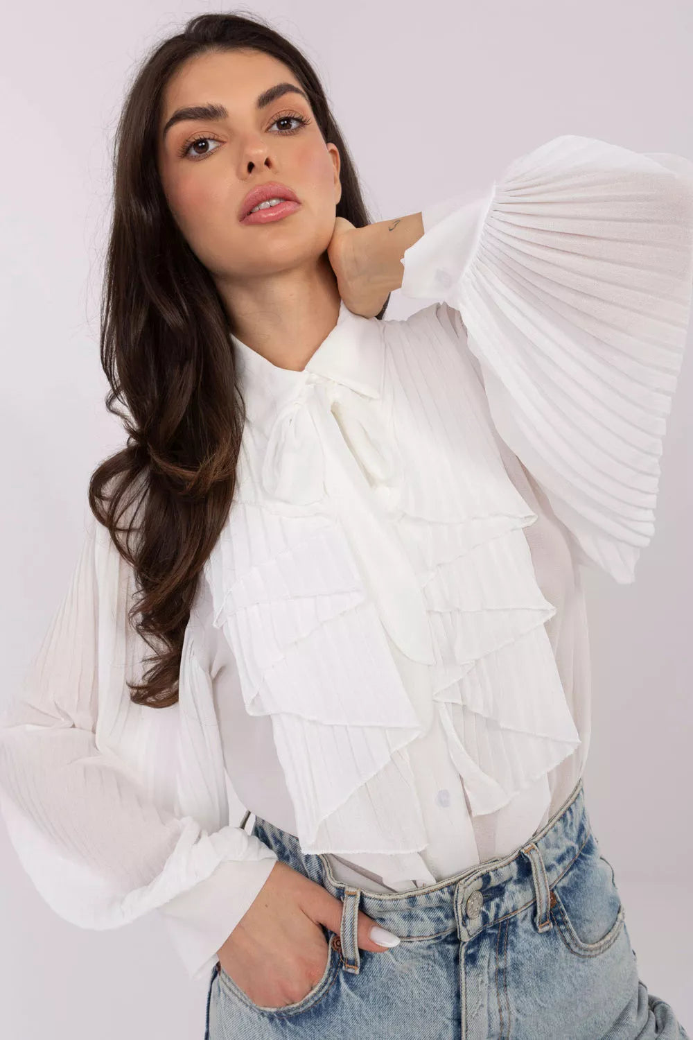 Ilgi marškiniai, modelis 221588 Italy Moda