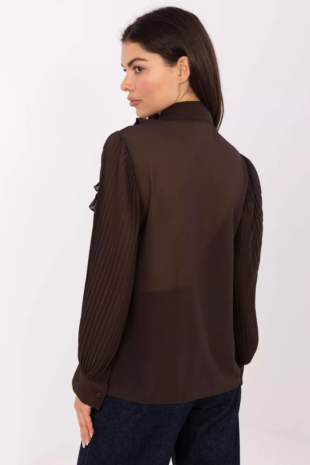 Ilgo rankovių marškiniai, modelis 221589 Italy Moda