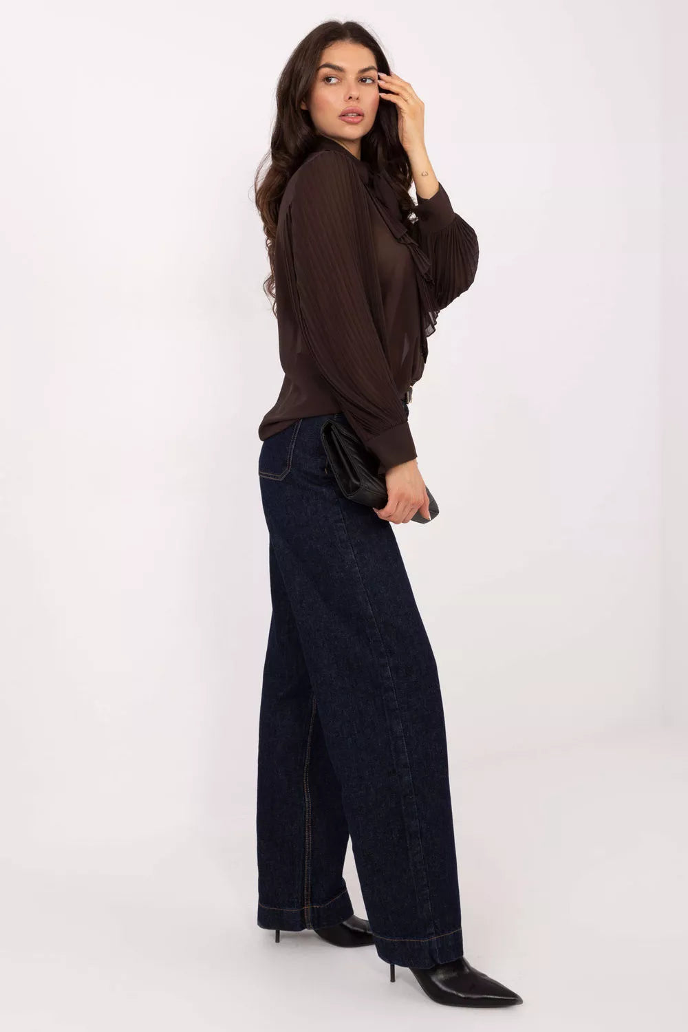 Ilgo rankovių marškiniai, modelis 221589 Italy Moda