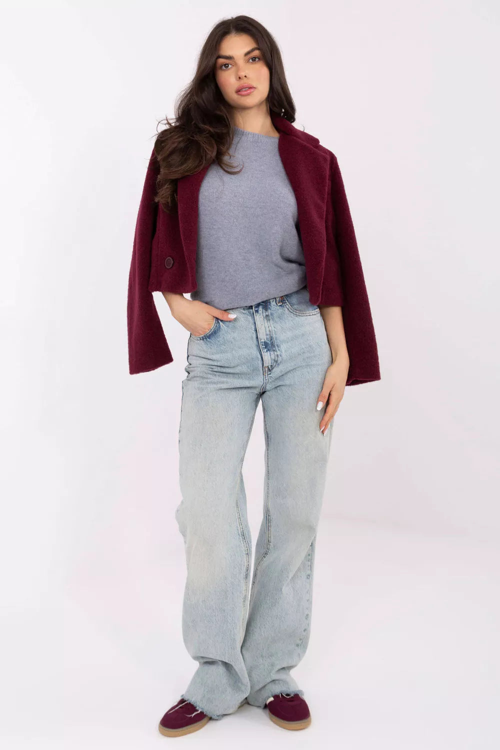 Trumpas megztinis modelis 221594 Italy Moda