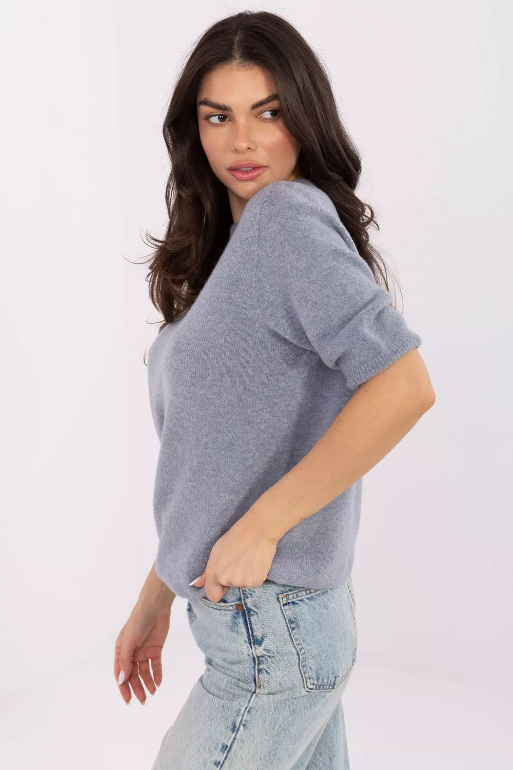 Trumpas megztinis modelis 221594 Italy Moda