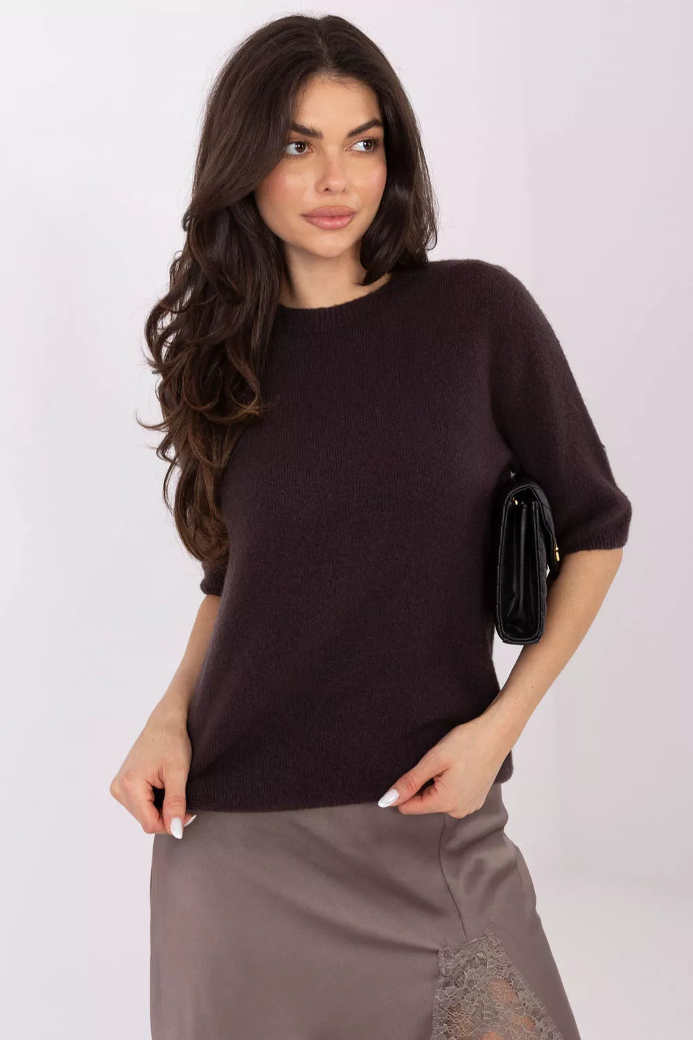 Trumpas megztukas, modelis 221596 Italy Moda