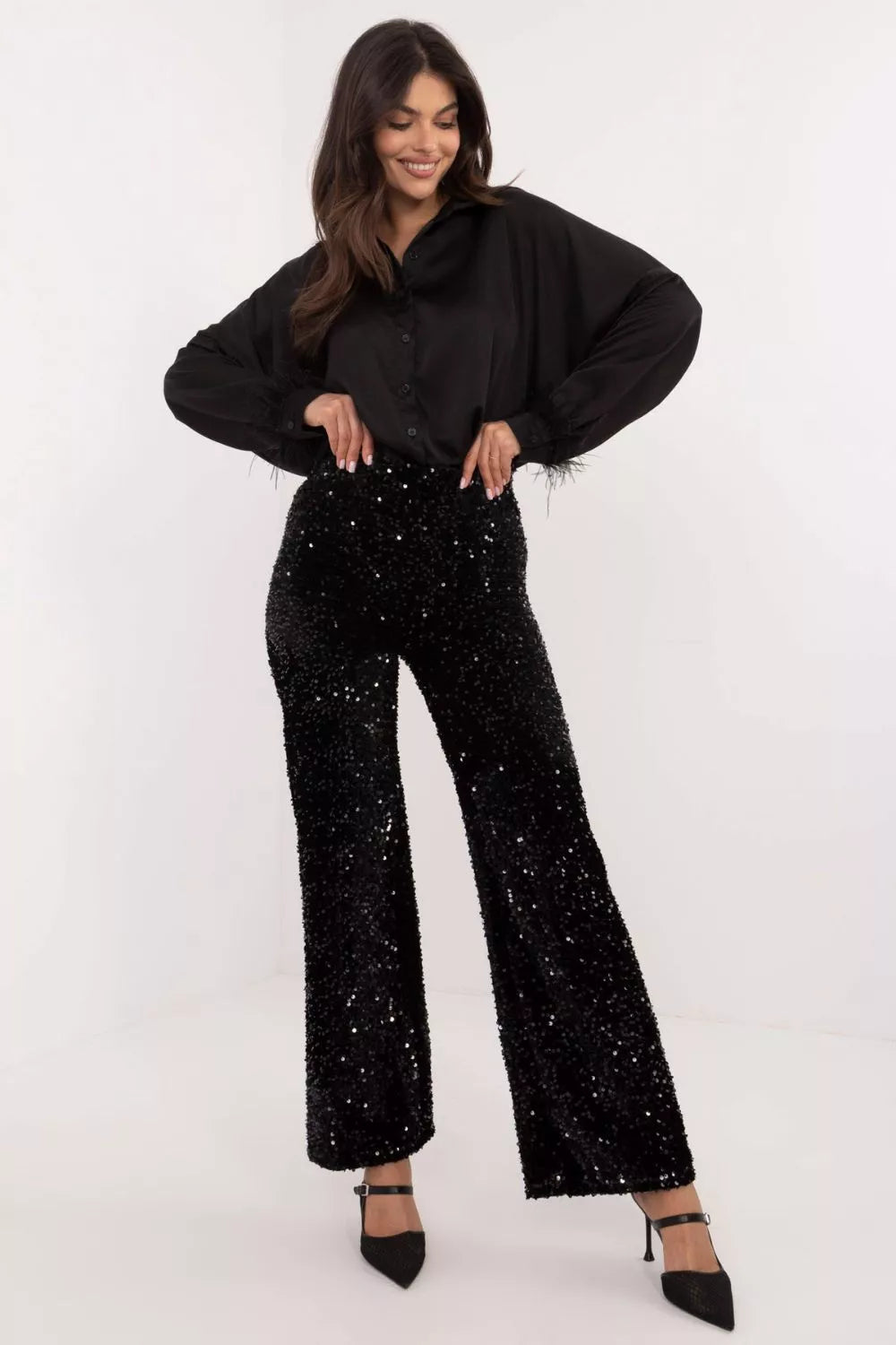 Moteriškos kelnės modelis 203164 Italy Moda