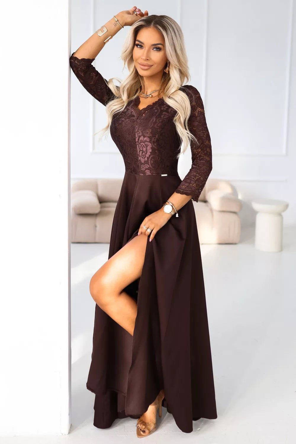 Ilga suknelė modelis 221795 Numoco