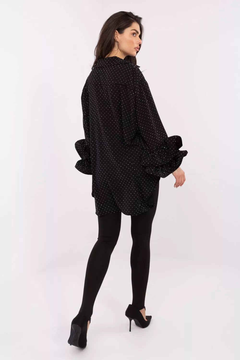 Ilga rankovė marškiniai modelis 222313 Italy Moda