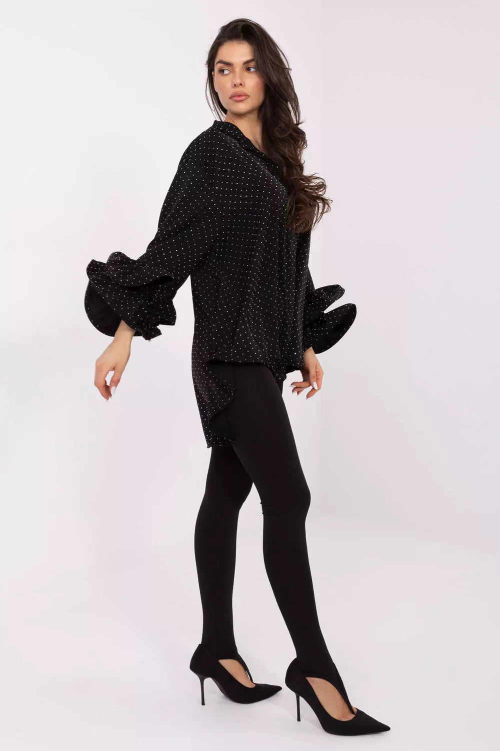 Ilga rankovė marškiniai modelis 222313 Italy Moda