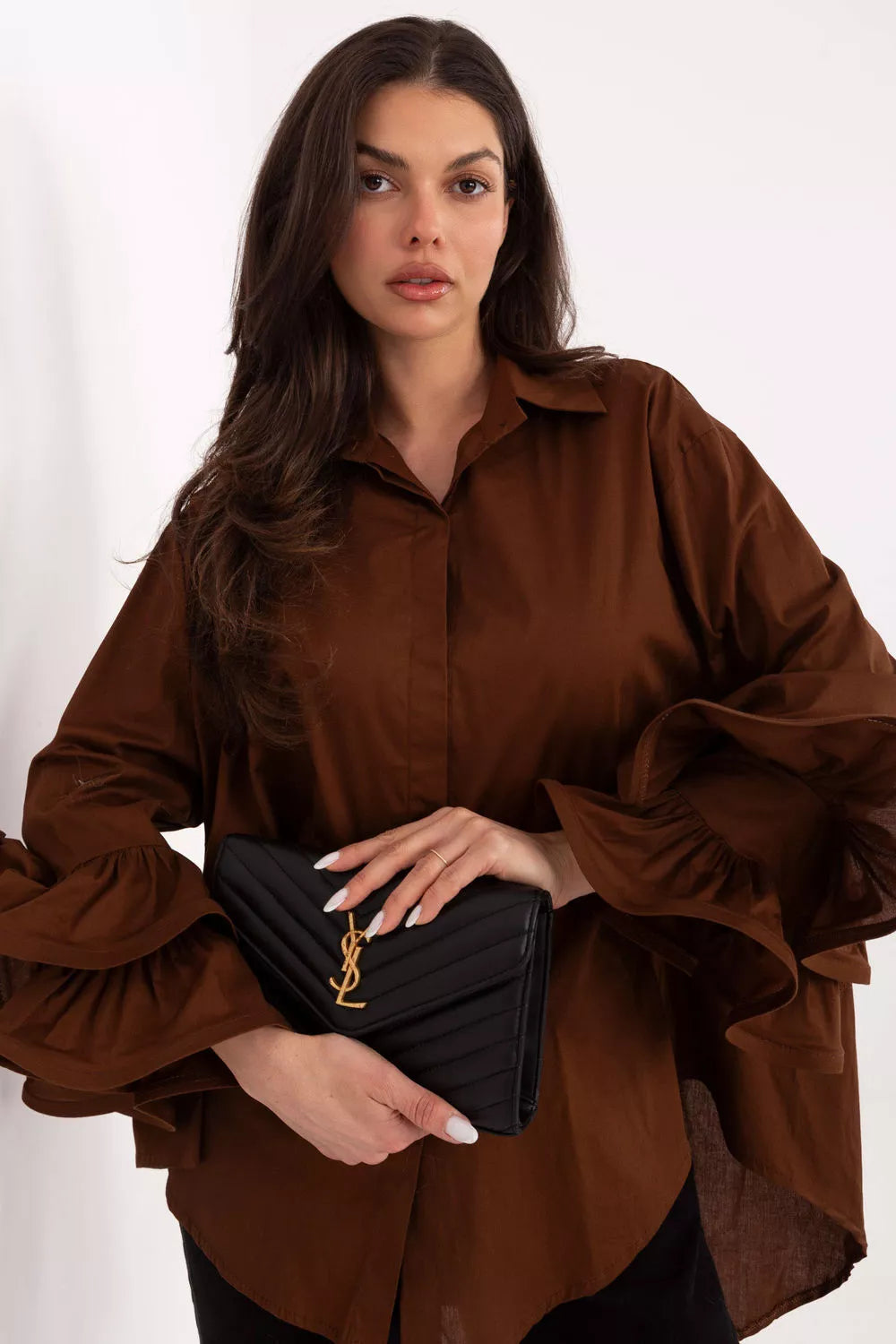Ilgo rankovė "Long sleeve shirt" modelis 222314 Italy Moda