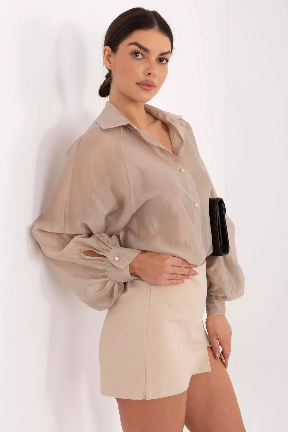 Šortai sijonas modelis 222333 Italy Moda