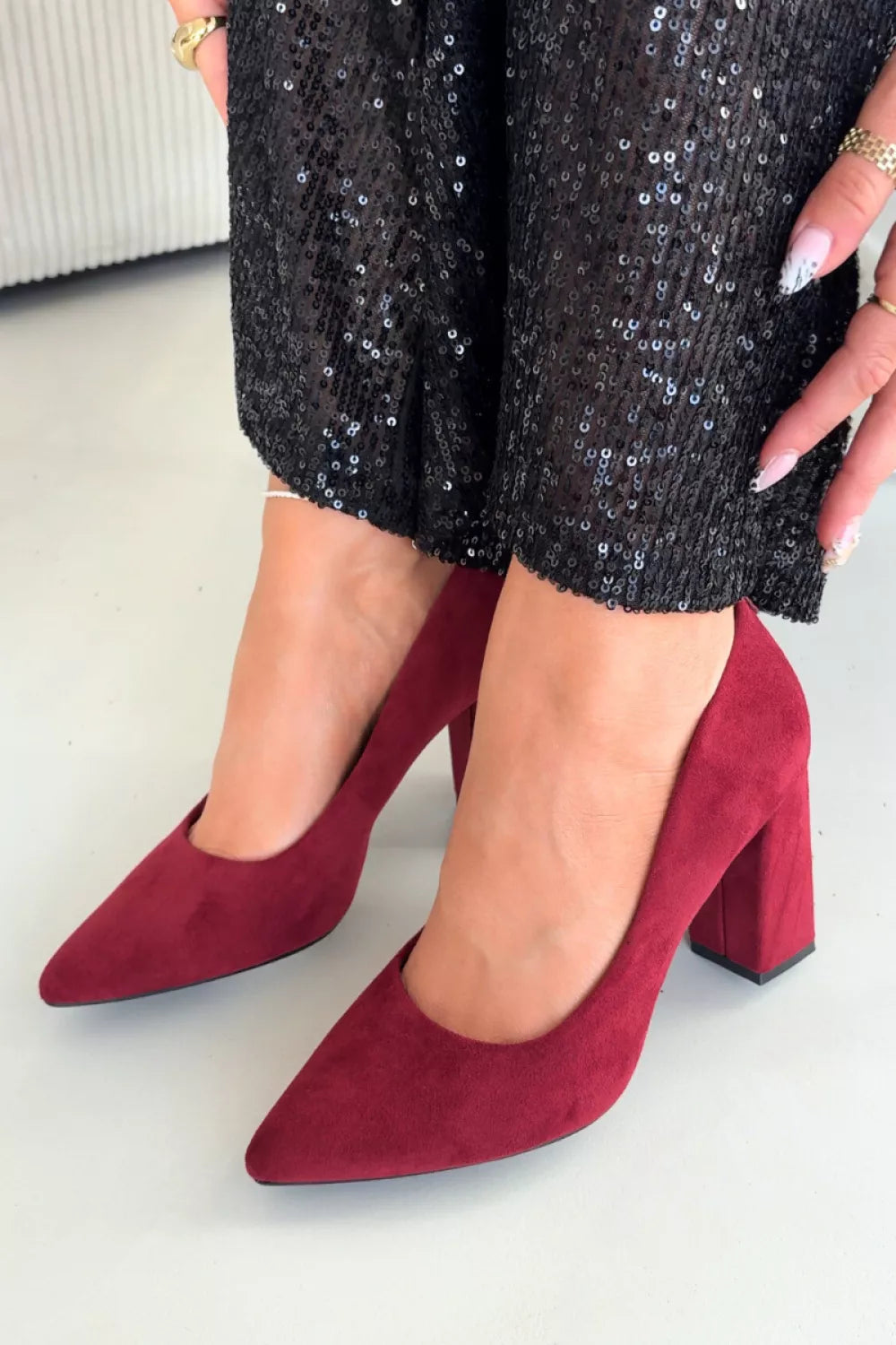 Aukštakulniai bateliai su kvadratiniu kulnu, modelis 222539 Step in style