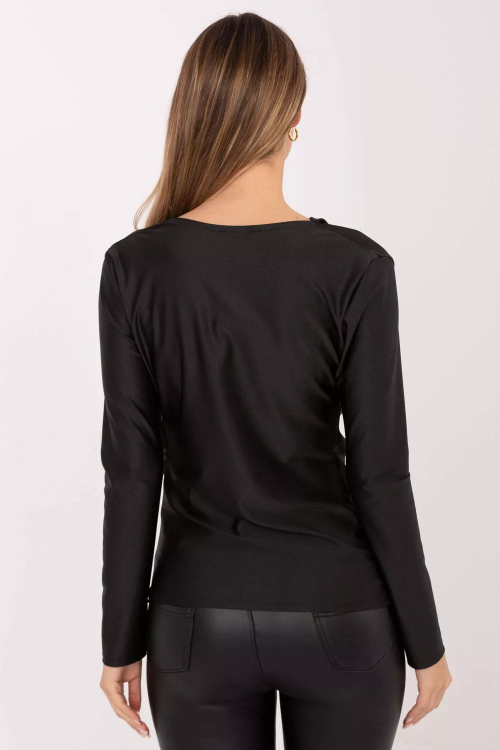 Moter solid colour blouse 222881 Italy Moda