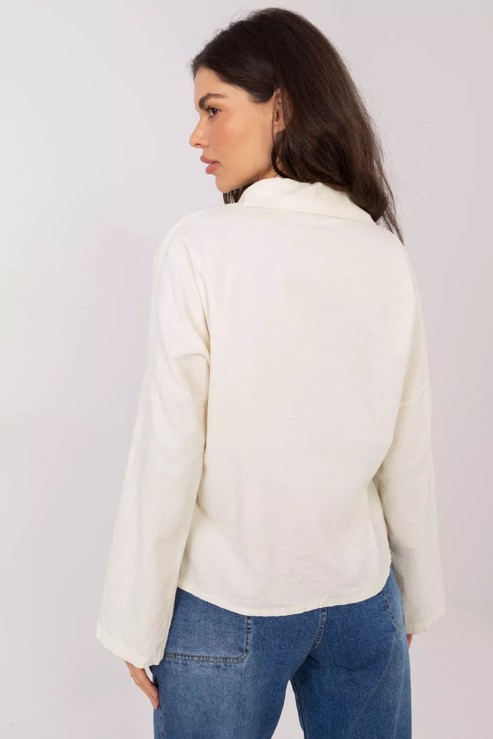 Ilgo rankovė marškiniai, modelis 222883 Italy Moda