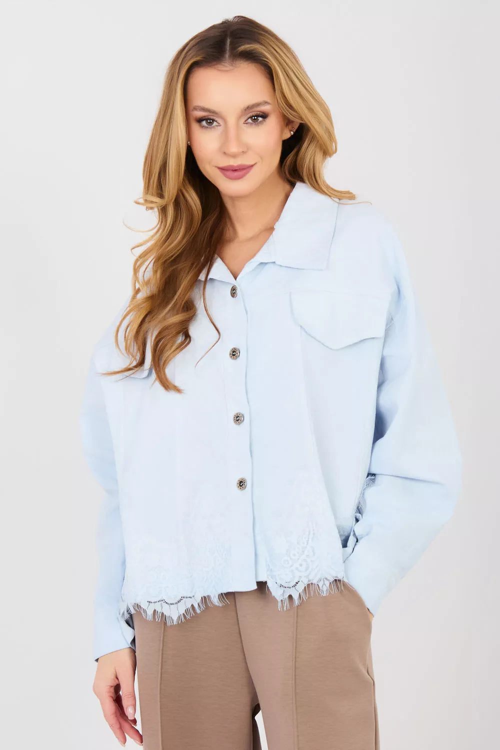 Džinsinė striukė modelis 223946 Rue Paris