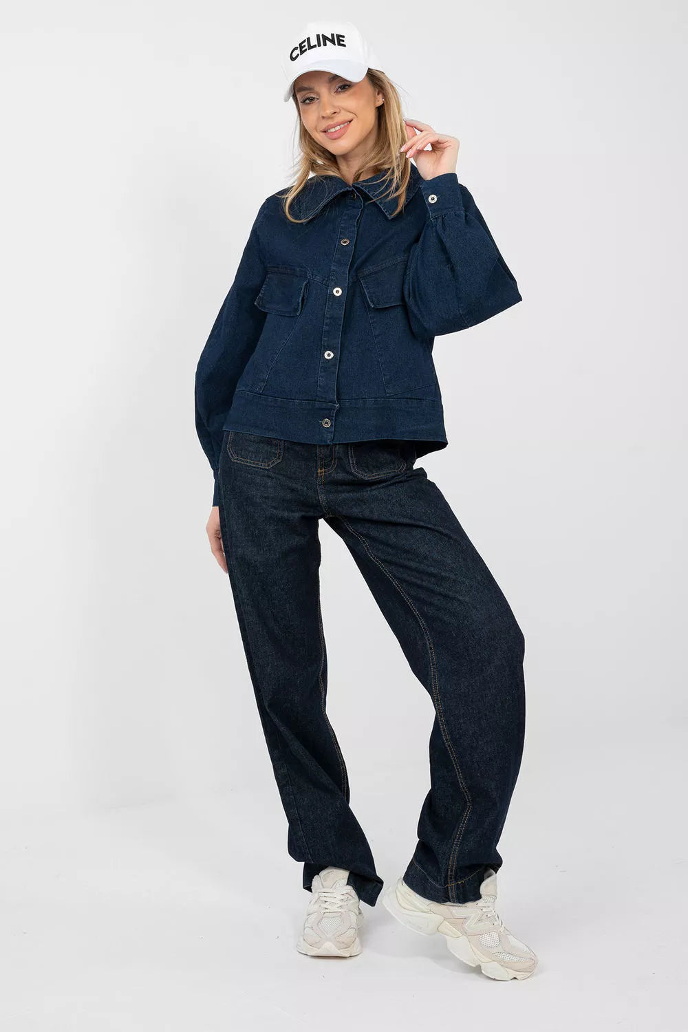 Džinsinė striukė, modelis 223952 Rue Paris
