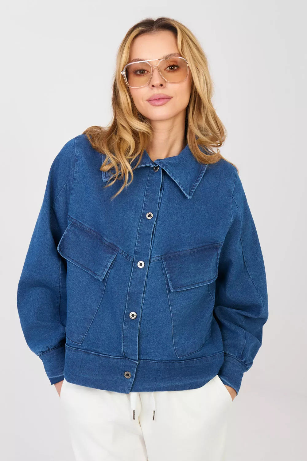 Džinsinė striukė, modelis 223953 Rue Paris