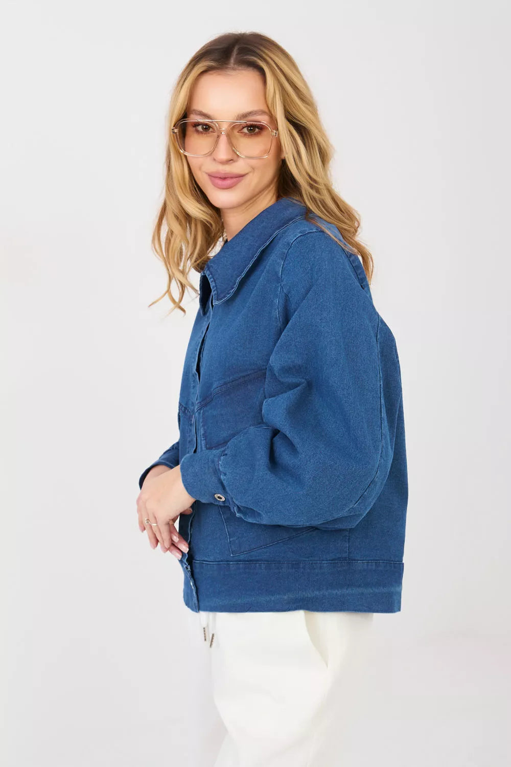 Džinsinė striukė, modelis 223953 Rue Paris