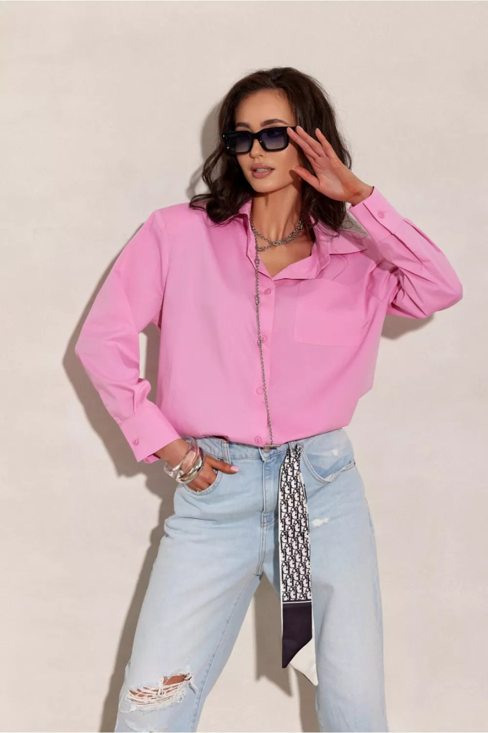 Roco Fashion 224031 modelio ilgomis rankovėmis marškiniai