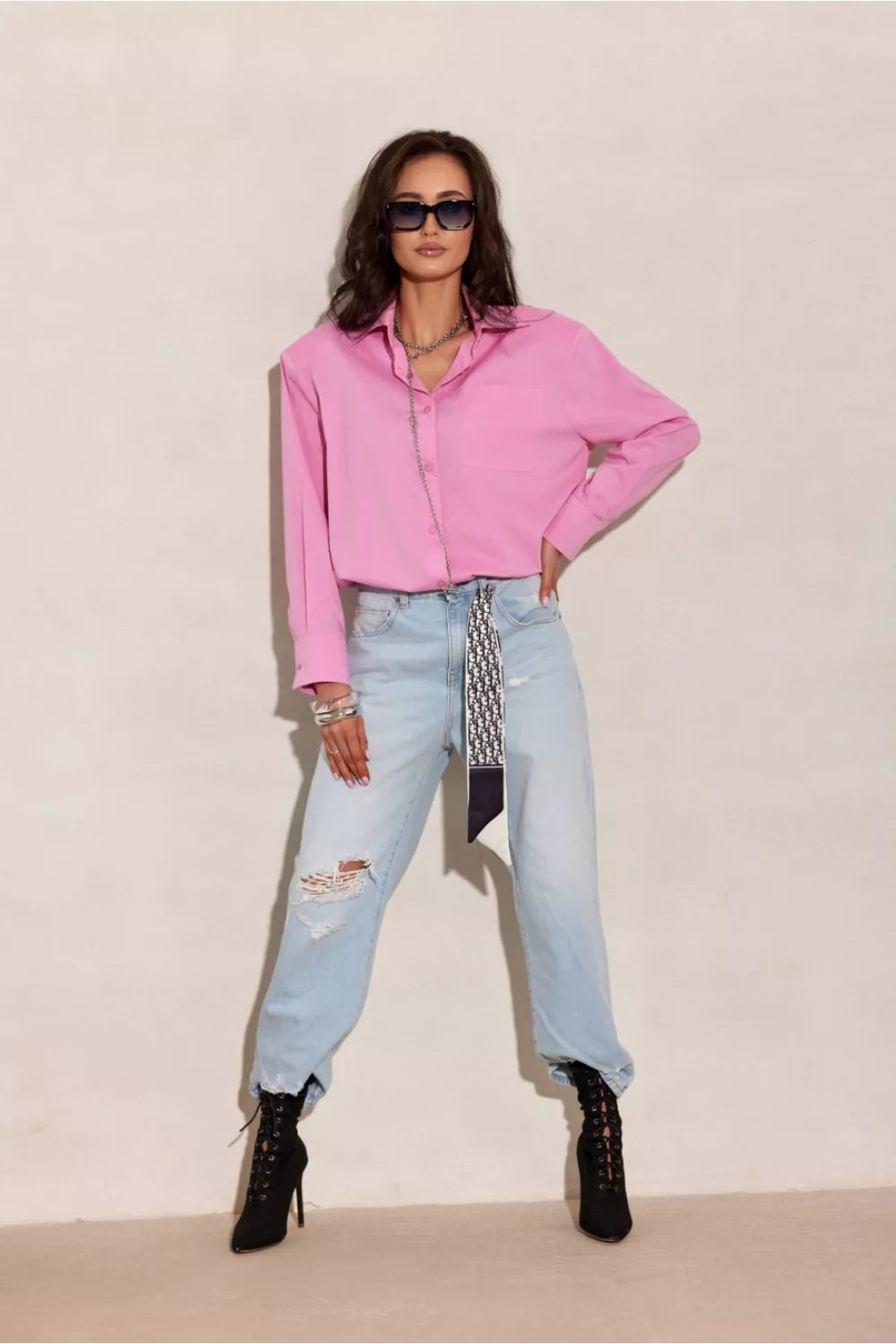 Roco Fashion 224031 modelio ilgomis rankovėmis marškiniai