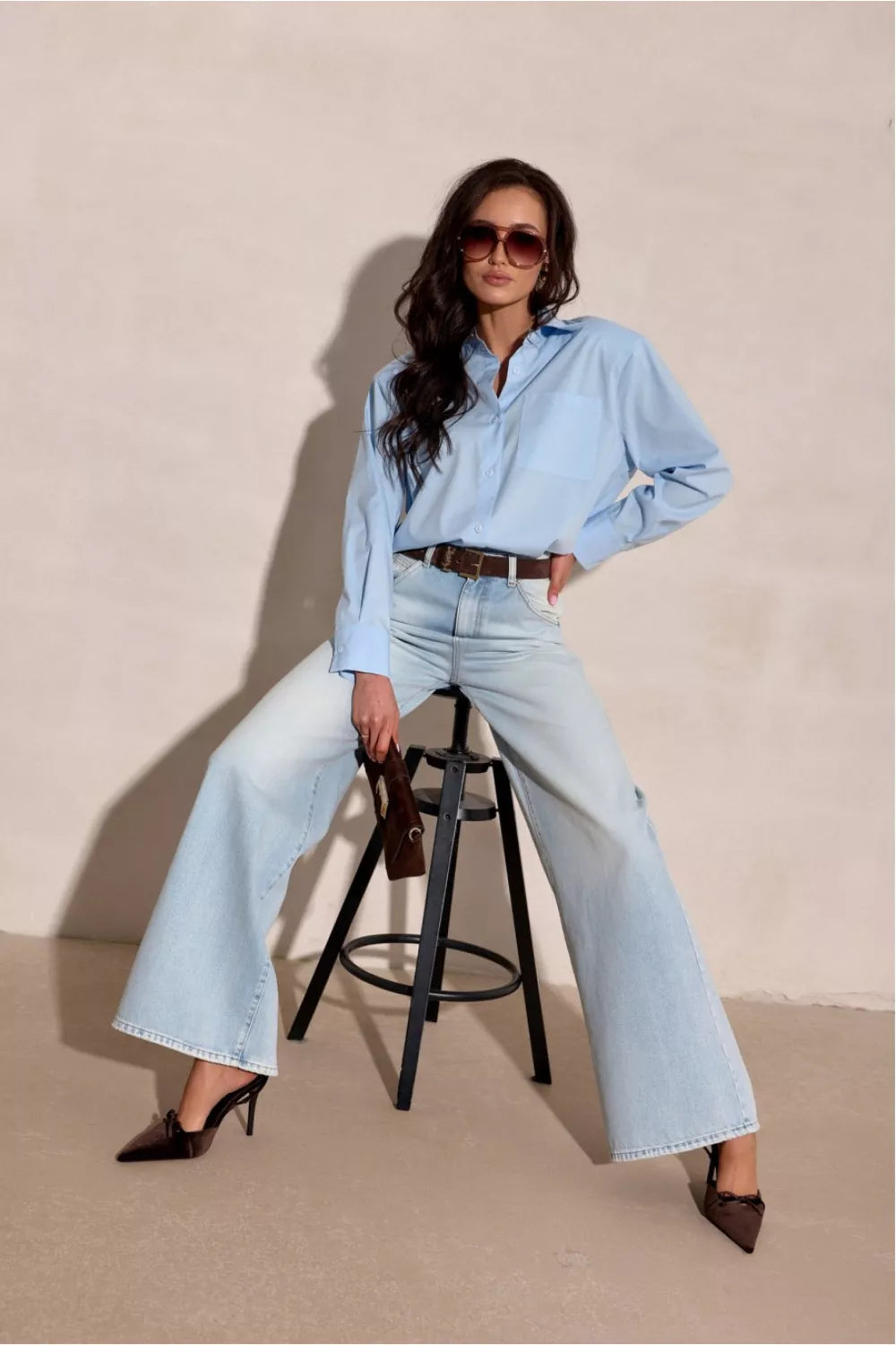 Roco Fashion 224034 modelio ilgomis rankovėmis marškiniai