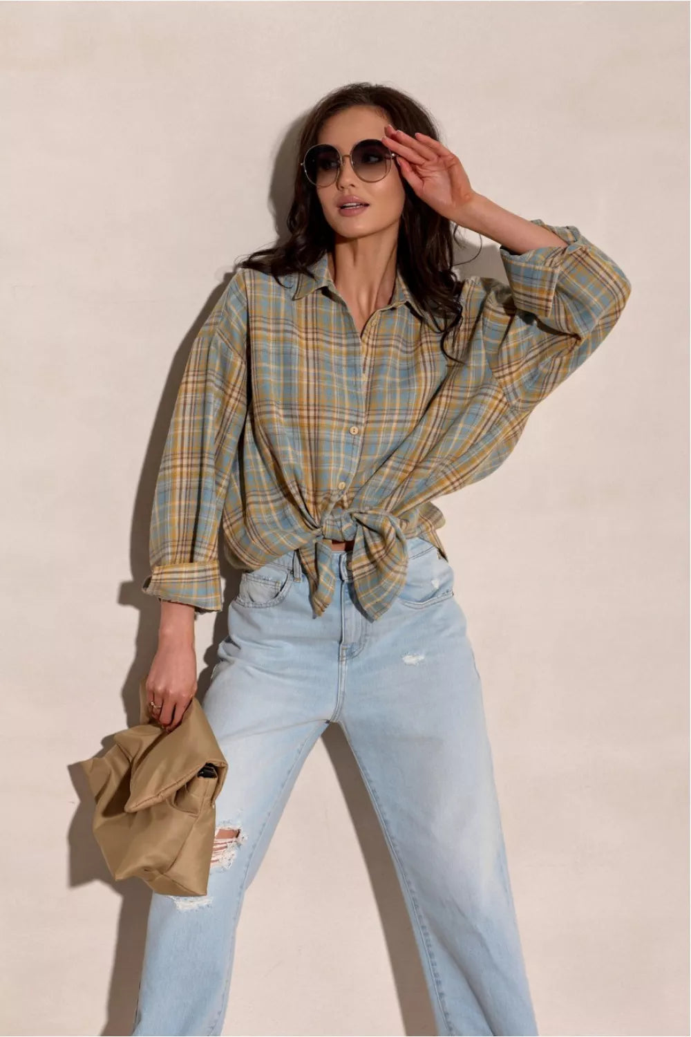 Roco Fashion 224035 modelio ilgomis rankovėmis marškiniai