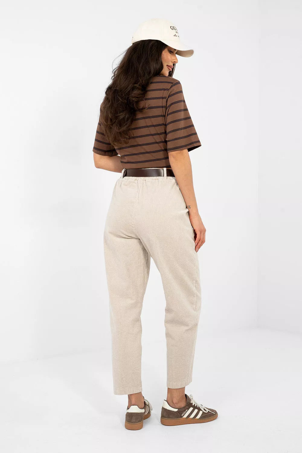 Kordeliaro kelnės modelis 224053 Italy Moda