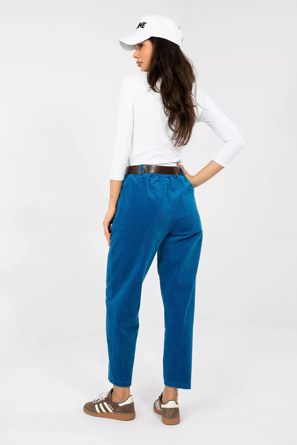 Kordoininės kelnės modelis 224058 Italy Moda