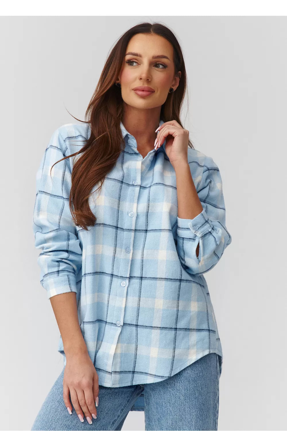 Megztinis ilgomis rankovėmis modelis 224088 Makadamia