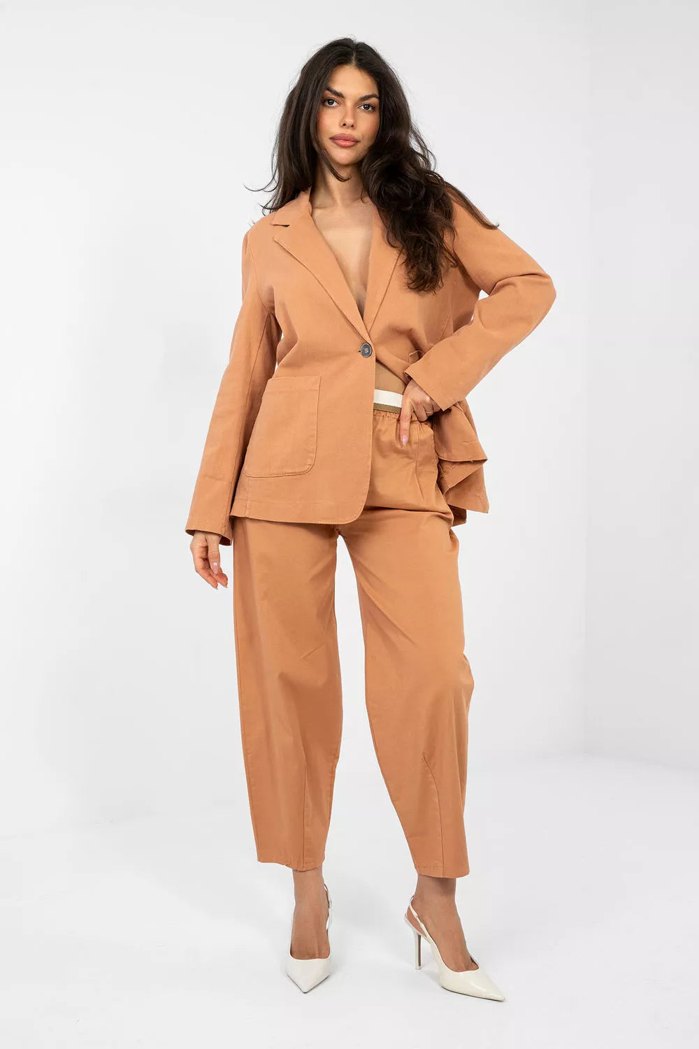 Moteriškos kelnės modelis 224187 Italy Moda