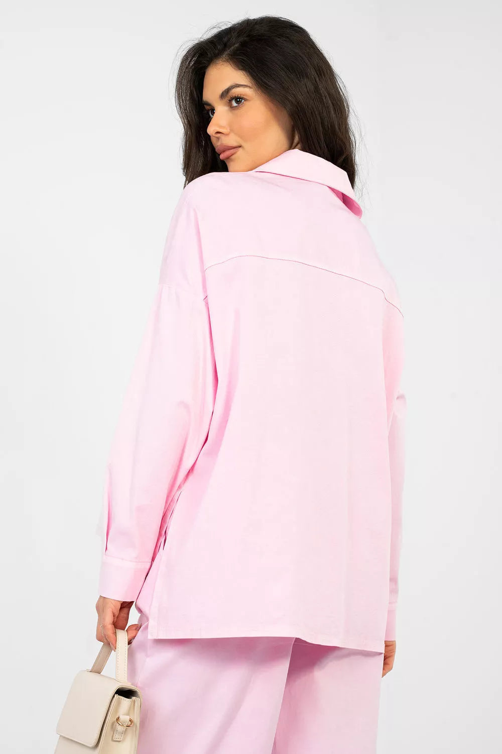 Ilgi rankoviškiai marškiniai, modelis 224198 Italy Moda