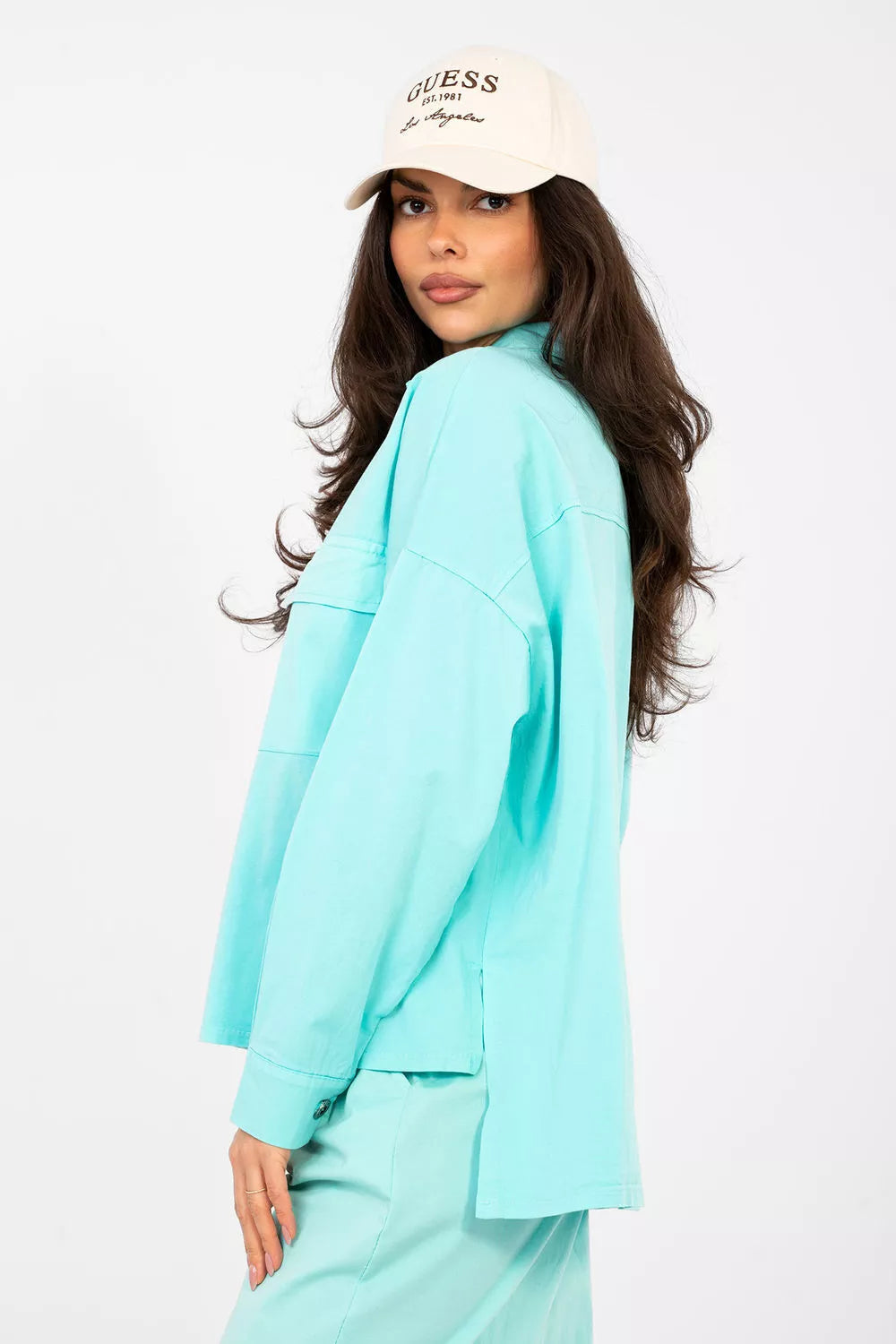 Ilgomis rankovėmis marškiniai, modelis 224199 Italy Moda